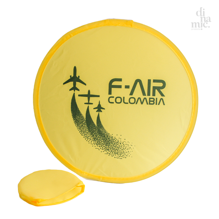 F-AIR - Abanico circular amarillo